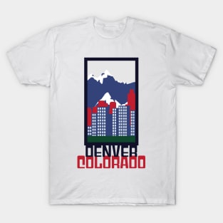 Denver Skyline T-Shirt T-Shirt